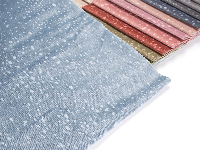 Tecido Jacquard de bronzeamento de veludo versátil para almofada personalizável