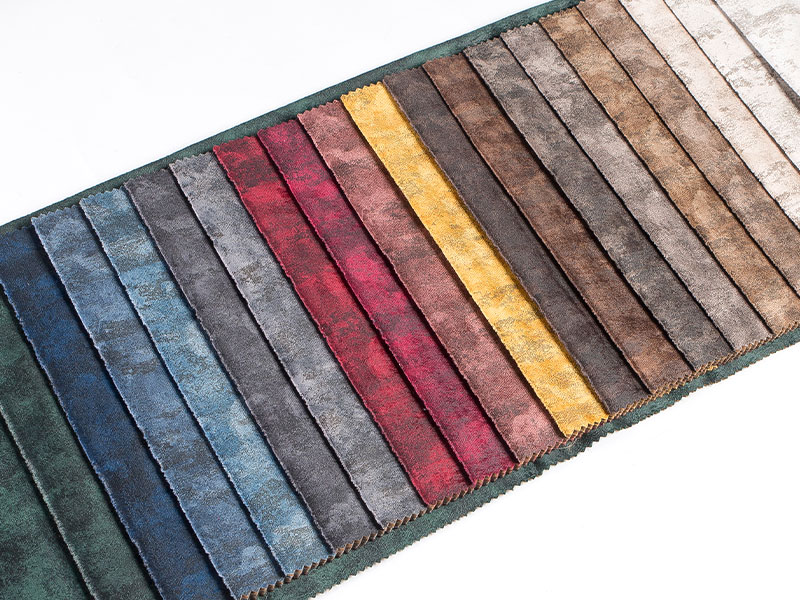 Tecido de veludo laminado elegante, aprimora qualquer projeto de design de interiores