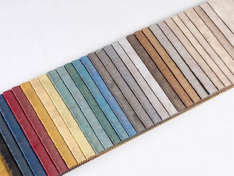 Moda de tecido de bronzeamento de veludo luxuoso e decoração de casa