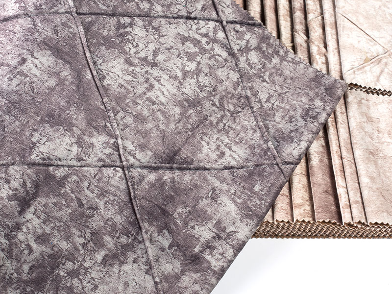 Tecido acolchoado de veludo premium - decoração de casa elegante
