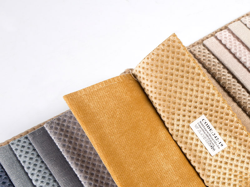 Tecido de lã luxuoso Jacquard para decoração de casa
