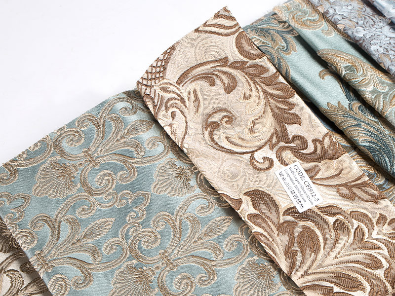 Tecido Jacquard tingido de fios premium para decoração de casa - alta qualidade e durável