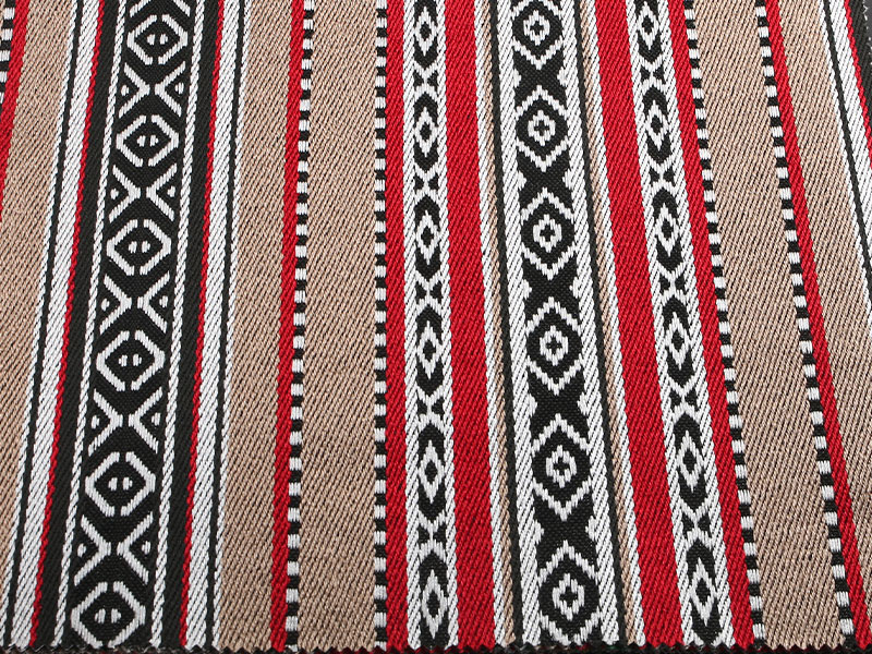 Tecido de listras de listras de listras de cor de poliéster a 100% duráveis ​​à prova d'água