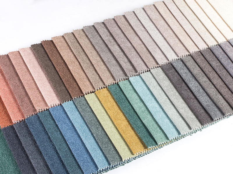 Tecido de chenille simples de alta qualidade para decoração e estofamento