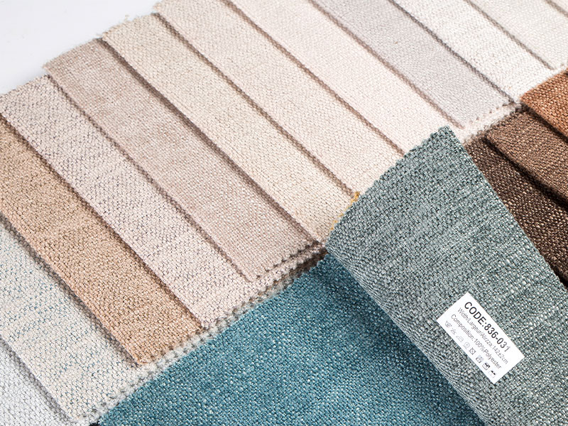 Tecido chenille simples e macio e luxuoso para tampas e arremessos de sofá