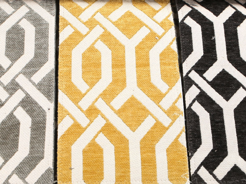 Chenille Jacquard estofamento