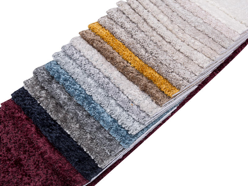 250 - 520gsm de tecido de estofamento de chenille de cor sólida