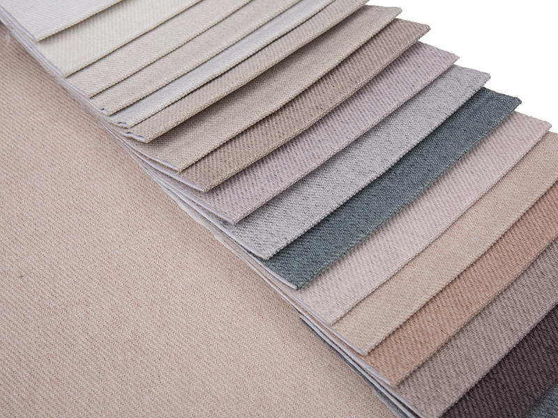 250 - 520gsm de tecido de estofamento de chenille de cor sólida