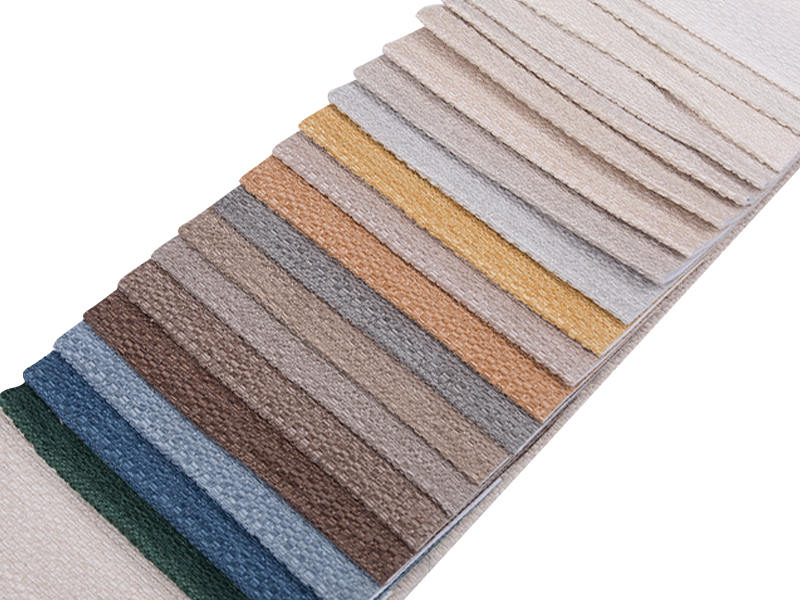 250 - 520gsm de tecido de estofamento de chenille de cor sólida