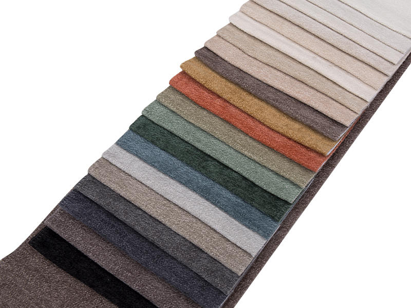 250 - 520gsm de tecido de estofamento de chenille de cor sólida