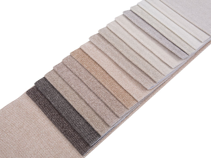 250 - 520gsm de tecido de estofamento de chenille de cor sólida