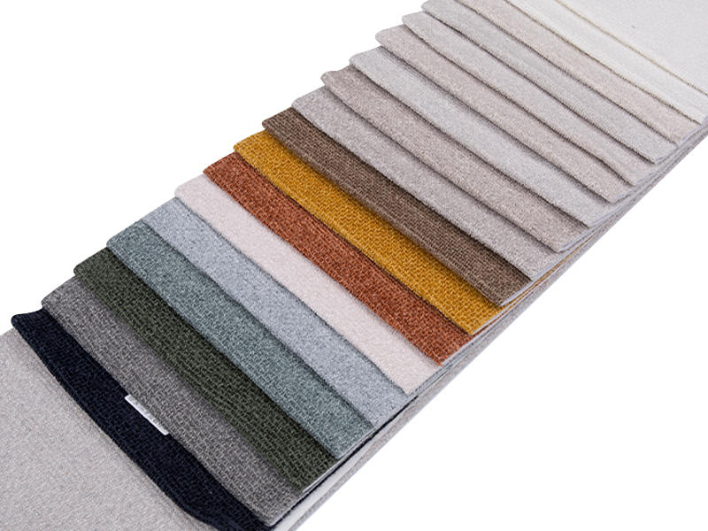 250 - 520gsm de tecido de estofamento de chenille de cor sólida