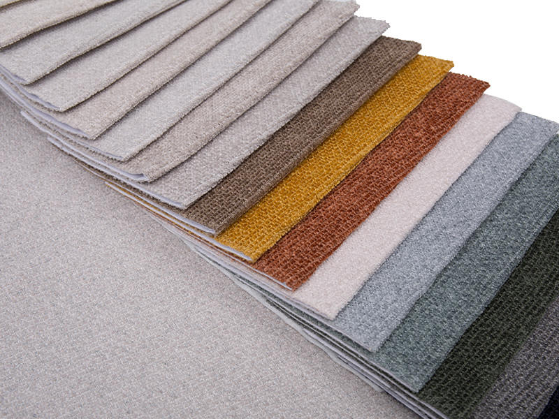 250 - 520gsm de tecido de estofamento de chenille de cor sólida
