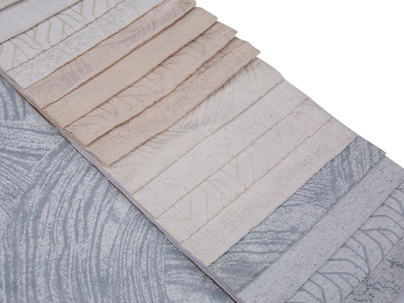 250 - 520gsm de tecido de estofamento de chenille de cor sólida