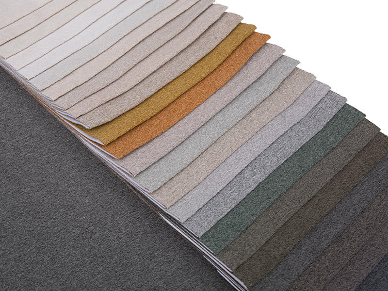250 - 520gsm de tecido de estofamento de chenille de cor sólida
