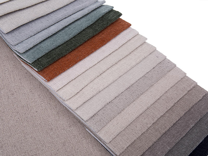 250 - 520gsm de tecido de estofamento de chenille de cor sólida
