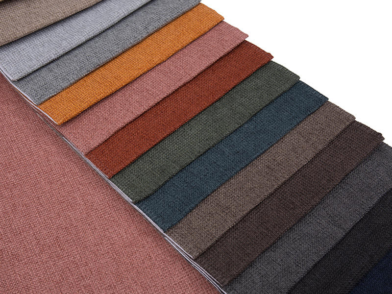 250 - 520gsm de tecido de estofamento de chenille de cor sólida