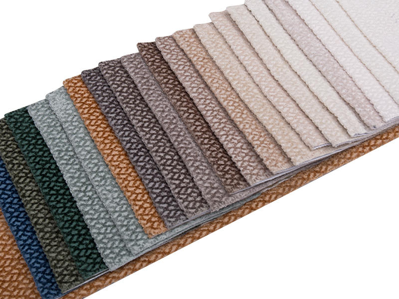 250 - 520gsm de tecido de estofamento de chenille de cor sólida