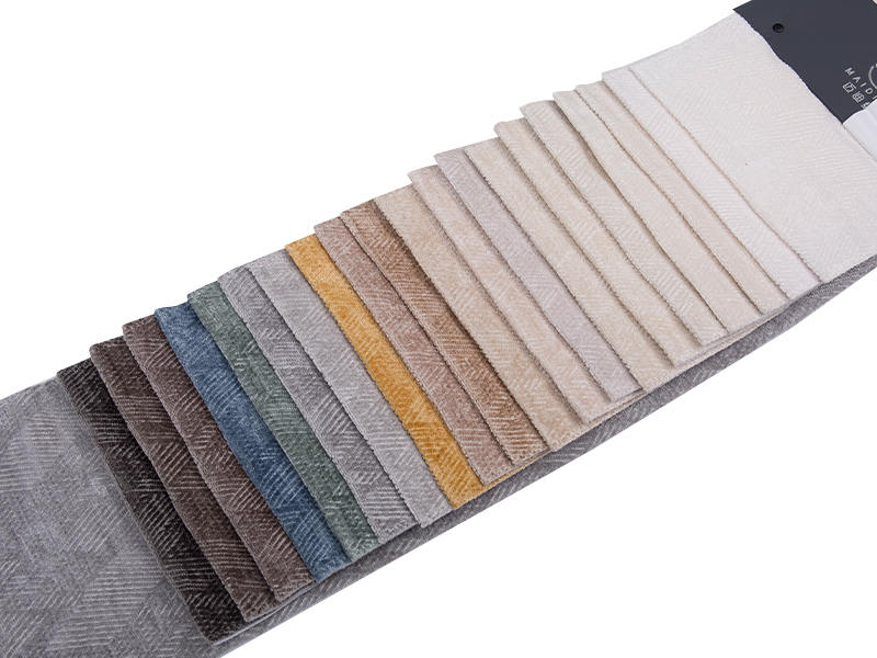 250 - 520gsm de tecido de estofamento de chenille de cor sólida
