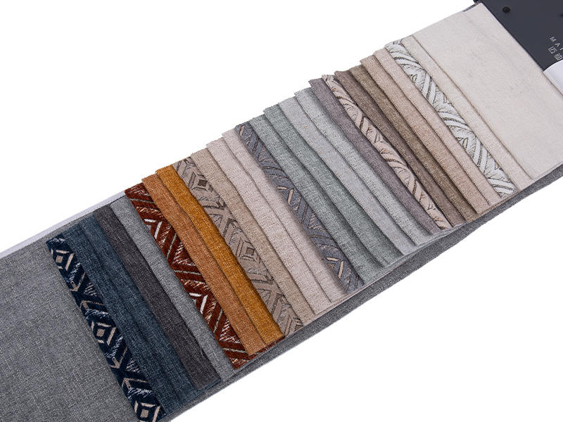 250 - 520gsm de tecido de estofamento de chenille de cor sólida